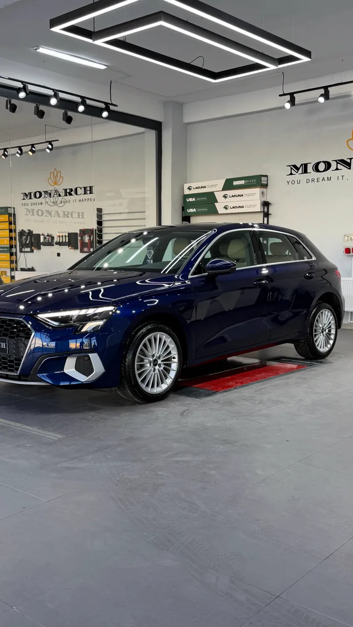 Instagram Reels kapak karesi: Monarch atölyesinde Audi A3.